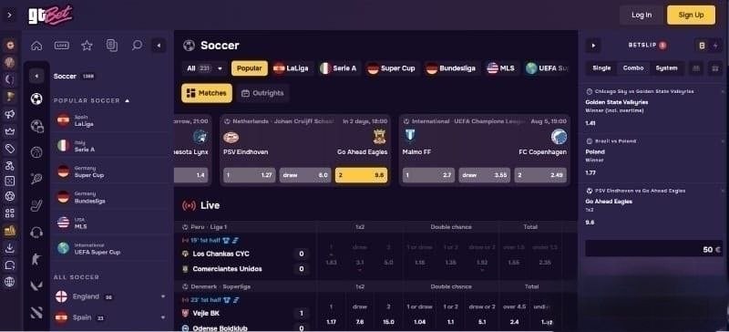 online wedden bij de buitenlandse bookmaker