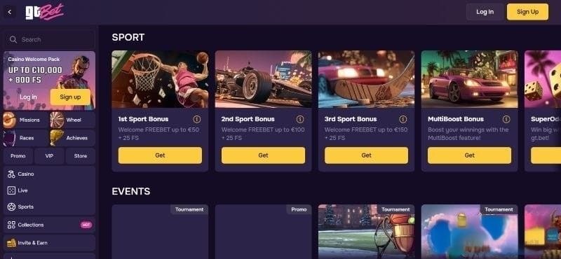 GTbet nieuw bookmaker bonussen