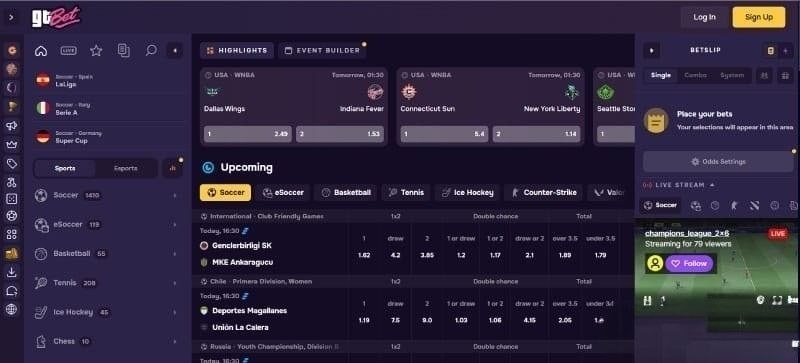 Kies een buitenlandse bookmaker